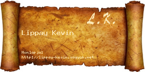 Lippay Kevin névjegykártya